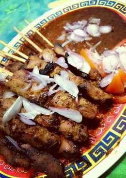 Sate ayam super empuk dan gurih