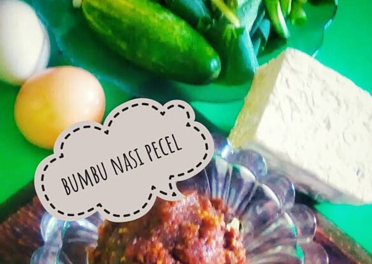 resep makanan Bumbu nasi pecel homemade(versi minimalis)#diulekAsik