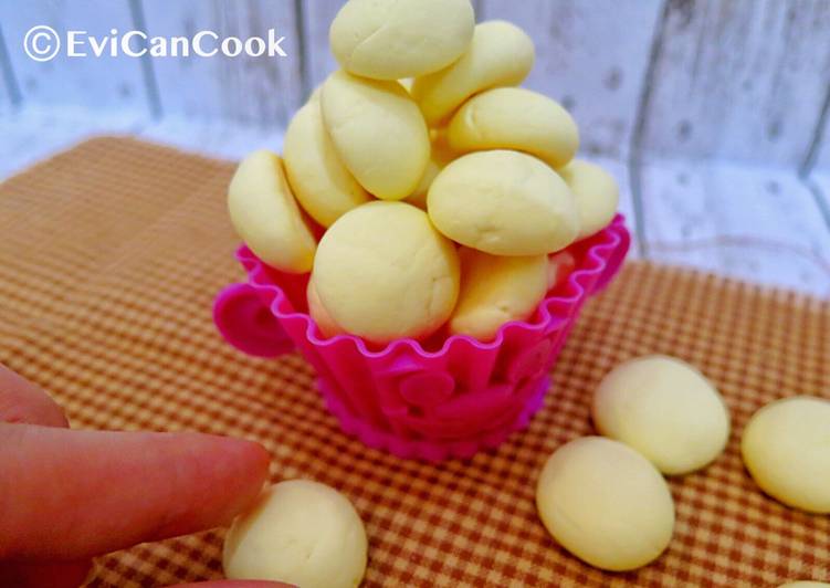 cara membuat Egg Biscuits/ Tamago Boro/ 4 bahan saja ??