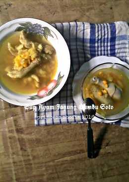Sup Ayam Jagung Bumbu Soto
