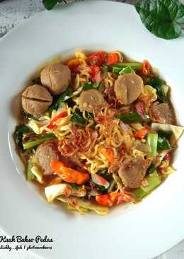 Mie Kuah Bakso Pedas #pr_AnekaMieKuah