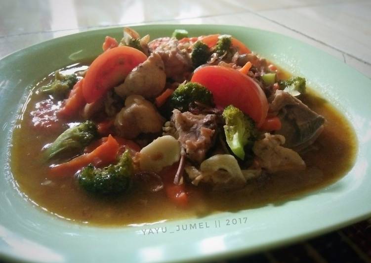 resep Ayam cah brokoli