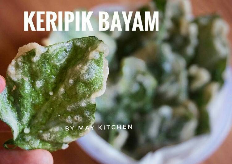 gambar untuk cara membuat Keripik Bayam / Bayam Crispy