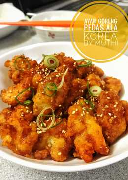 Ayam Goreng Pedas Ala Korea praktis