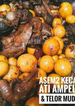 Asem2 Kecap Ati Ampela & Telor Muda