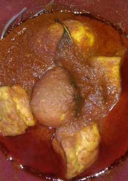 Balado telor tahu kuning