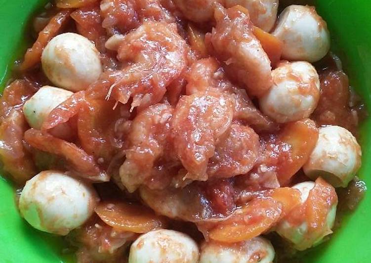 resep makanan Udang Asam Manis Pedas