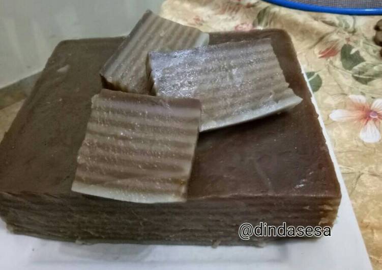 gambar untuk cara membuat Kue lapis coklat