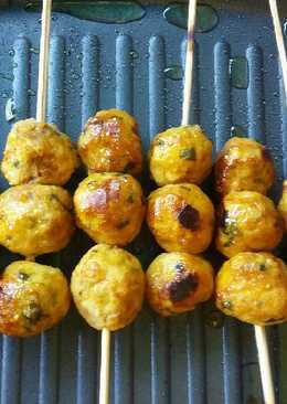 Menu Anak: Sate Bakso Tempe
