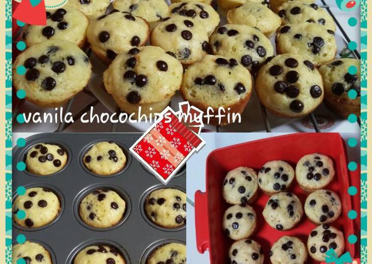 gambar untuk resep Vanila chocochips muffin with buttermilk resep ce tintin rayner