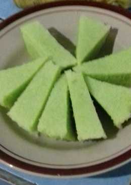 Brownies pandan kukus