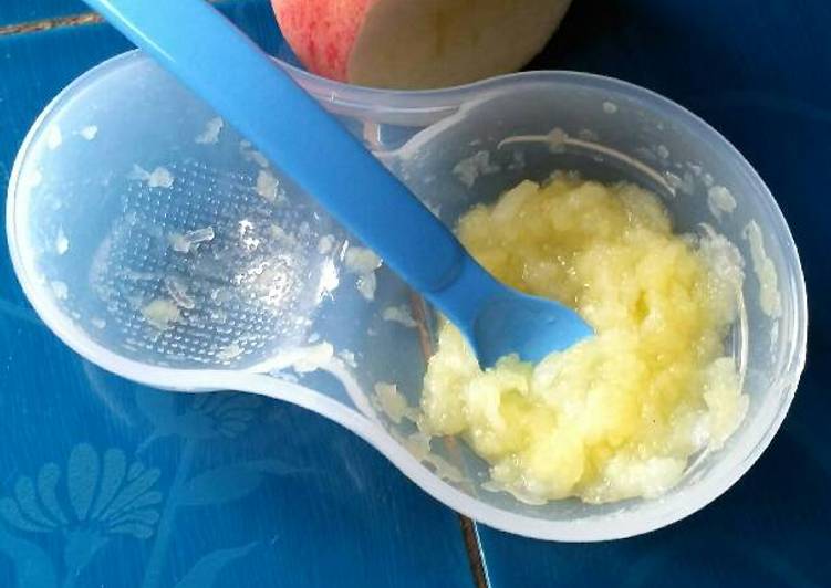 gambar untuk resep makanan MPAsi 6m+ : Pure Apel Pir