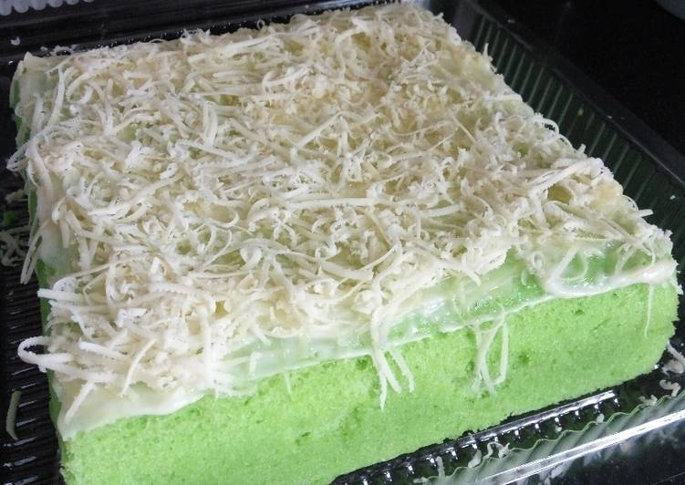 resep lengkap untuk Bolu Kukus Pandan Ny. Liem