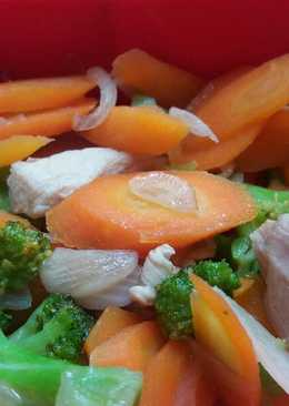 Tumis Ayam Brokoli Wortel