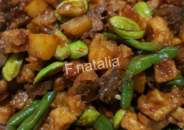 resep lengkap untuk Sambal Goreng Pete