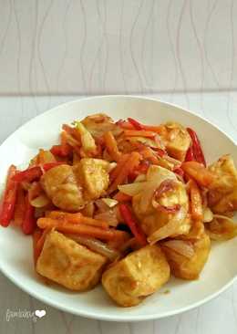 Tahu Goreng Tepung Saus Tiram