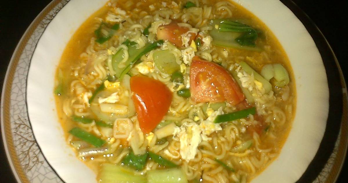 Mie instan kuah  pedas 399 resep  Cookpad