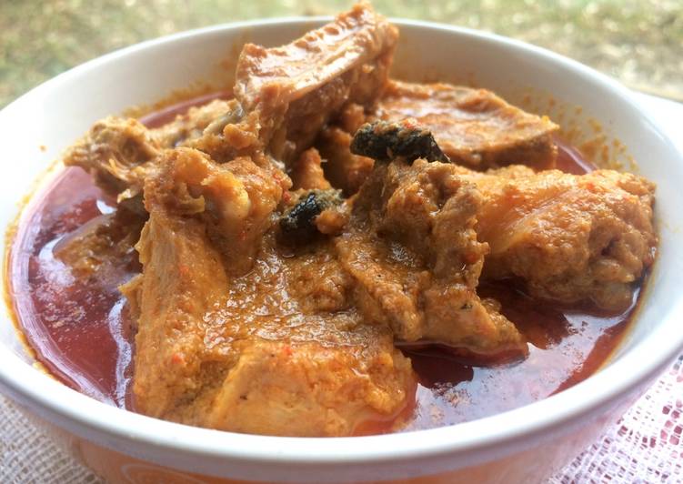 resep makanan Kalio Ayam Kampung