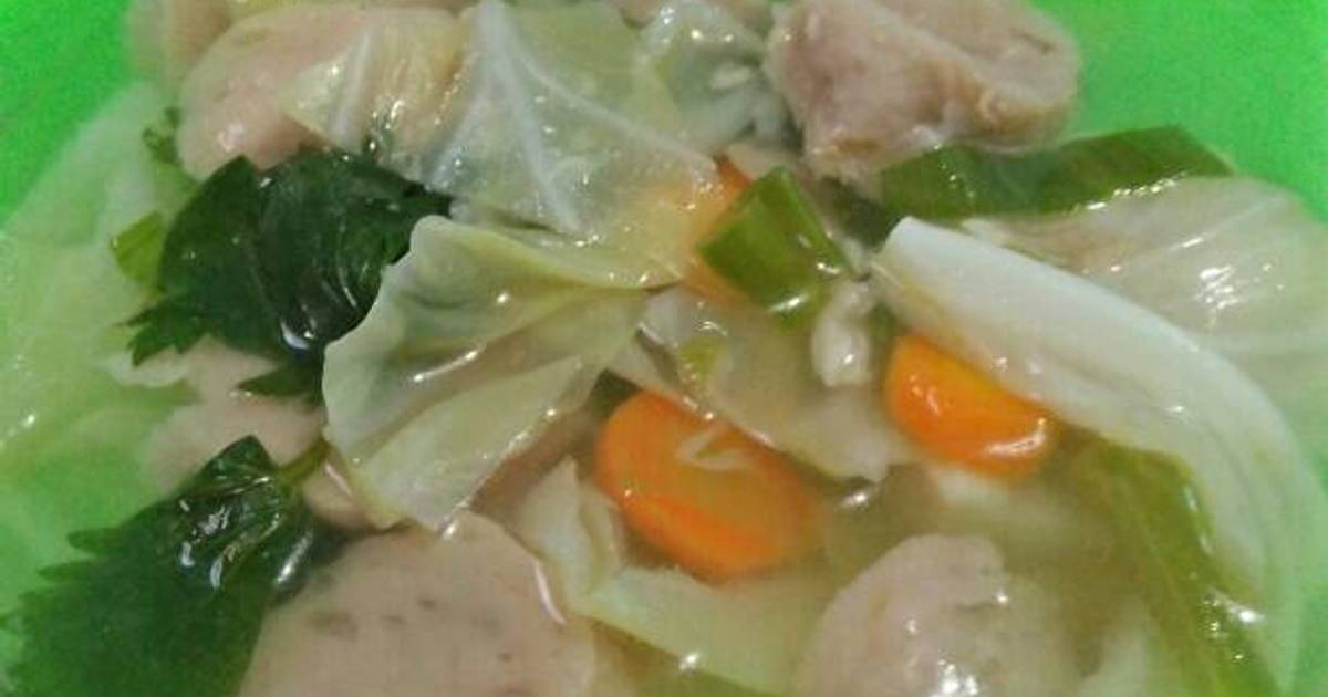 1 456 resep kuah  bakso bening  enak dan sederhana Cookpad