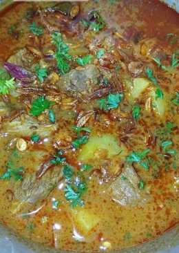 Asam padeh gulai daging sapi