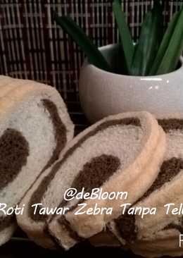 44. Roti Tawar Zebra Tanpa Telur