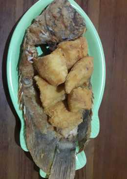 Ikan gurame goreng tepung