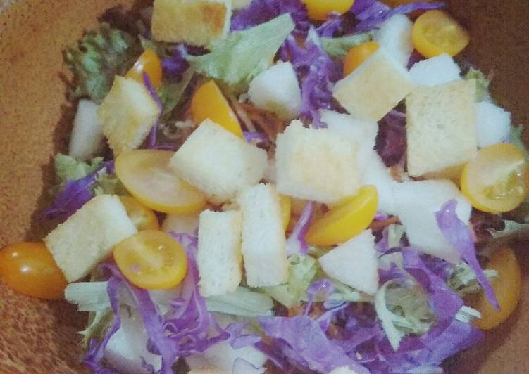 bahan dan cara membuat Salad segar