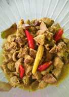 Hati ayam bumbu kuning