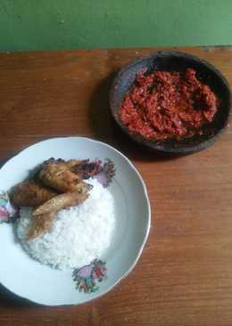 Sayap Ayam Bakar Kalasan & Sambal Jeruk Limau