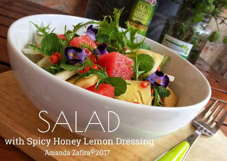 Hasil gambar untuk resep salad dressing lemon