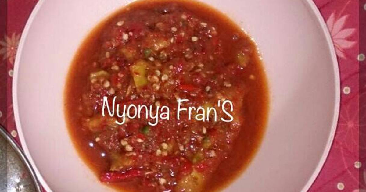 Resep Sambal  mentah  mangga ala  nyonya fran s oleh Nyonya 