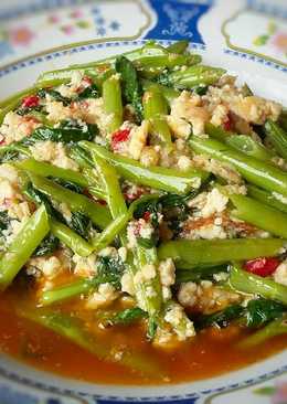 Cah kangkung tahu balado
