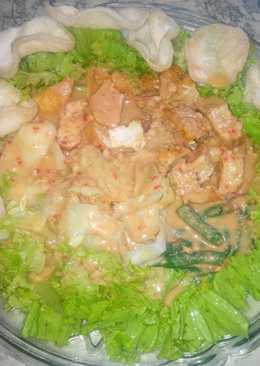 Gado - Gado Sidoarjo Jatim(Bumbu Kacang Dg Ketela)