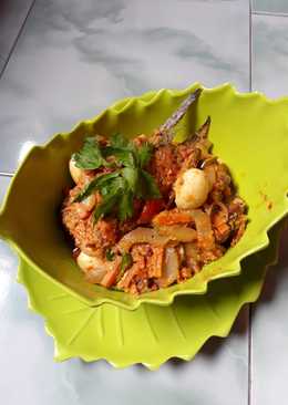 Acar Bandeng bumbu kuning