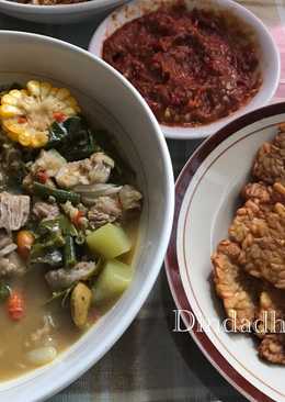 Sayur Asem plus tetelan