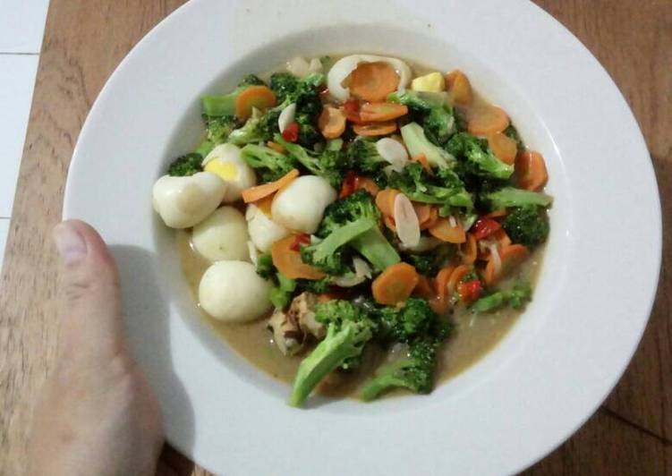 resep makanan Brokoli telur puyuh saos tiram