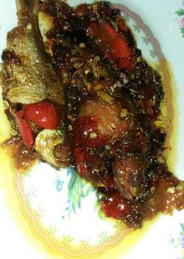 Ikan bader kecap saus tiram