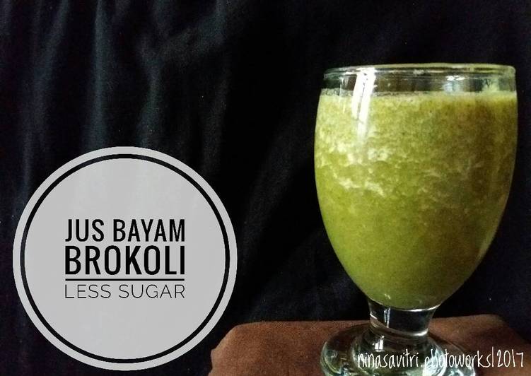 resep Jus Bayam Brokoli