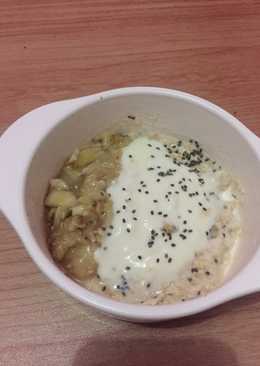 Oat pisang yogurt (mpasi)