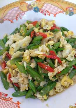 Tumis buncis telur