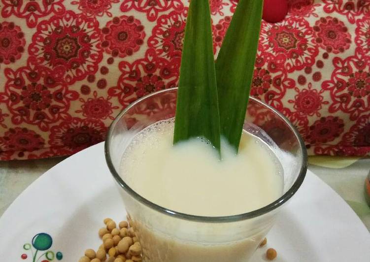 resep lengkap untuk Susu Kacang Kedelai (No Langu)