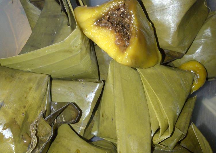 resep lengkap untuk Lappet pulut Labu (Mendut kata orang jawa)