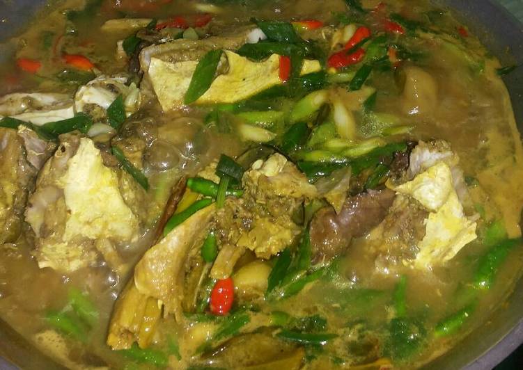 resep makanan Gombyang kepala ikan manyung