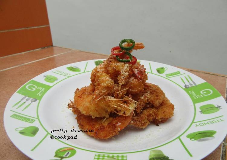 Resep Udang Crispy Tabur Parmesan Kiriman dari Prilly Drivilia