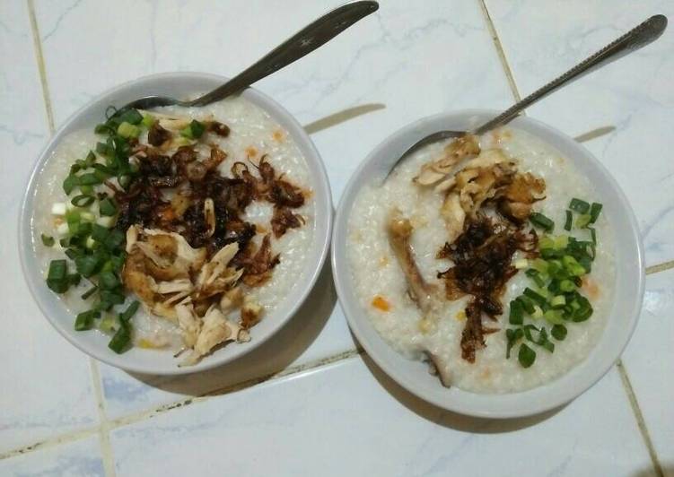 resep makanan Bubur ayam seadanya