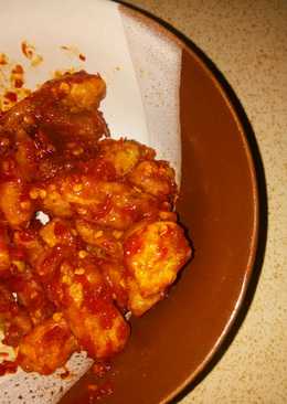 Cireng bumbu balado