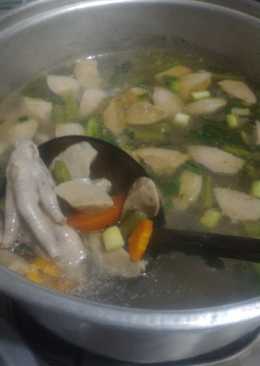 Sayur sop ceker bakso