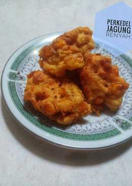 Perkedel jagung renyah simple