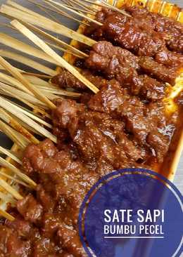 Sate Sapi Bumbu Pecel