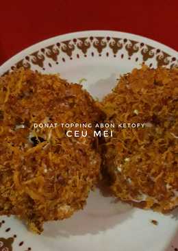 Donat topping abon ayam #keto